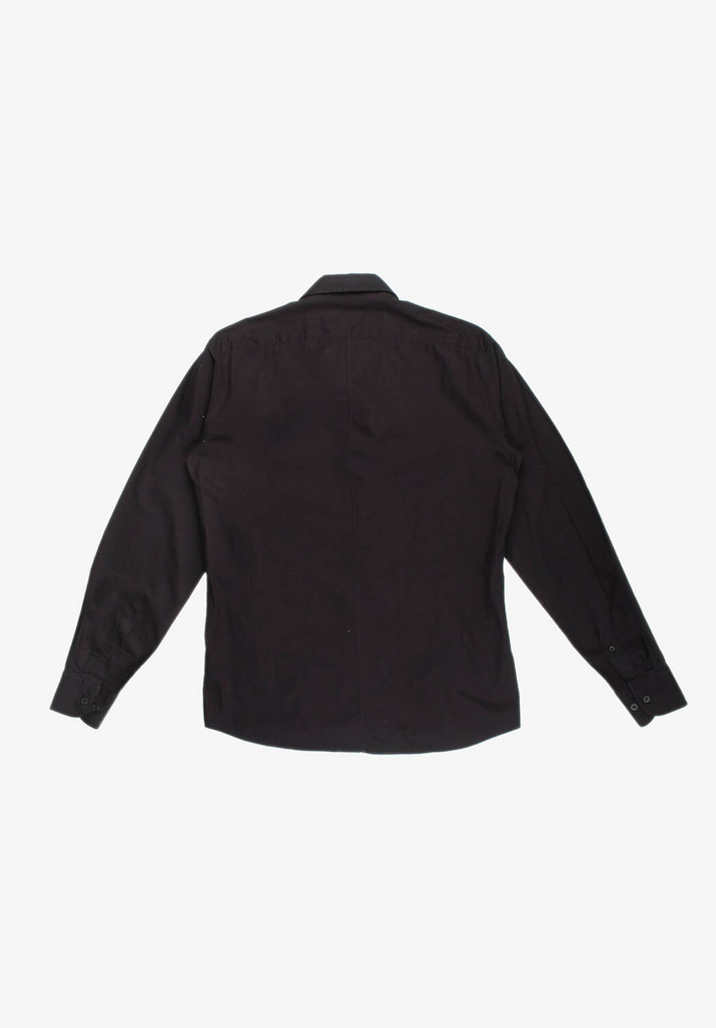 Original Dries Van Noten Buttons Floral Black Men Shirt in size 46IT (S)